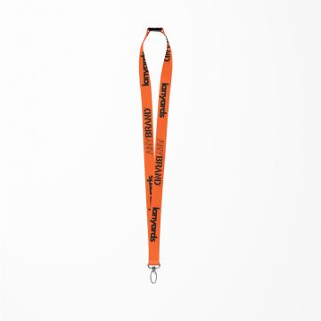Schlüsselband - Lanyard mit Oval Hook Kunststoffclip und Sicherheitsverschluss
