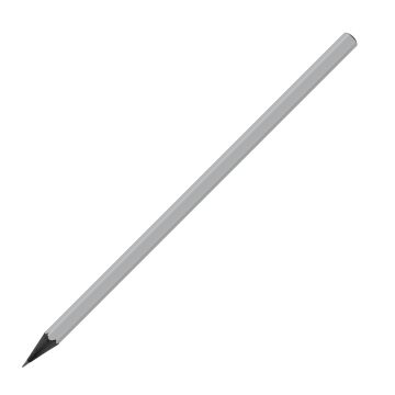 Designbleistift sechskant schwarz durchgefärbt farbig, FSC grey