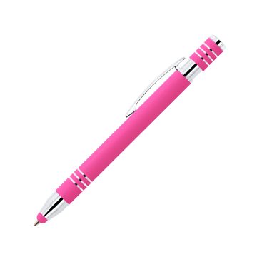 Maya Kugelschreiber mit Soft Touch und Stylus