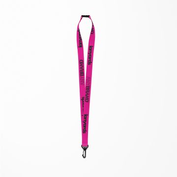 Schlüsselband - Lanyard mit J-Hook Kunststoffclip und Sicherheitsverschluss