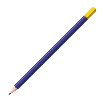 Staedtler Bleistift reflex blau mit farbiger Tauchkappe Sechskant (eckig)