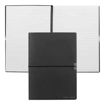 HUGO BOSS Notizblock A5 Elegance Storyline Black Lined