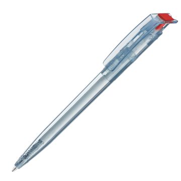 RECYCLED PET PEN transparent SG, rot