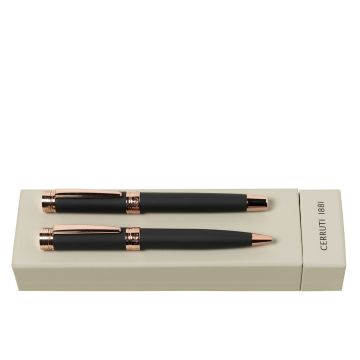Cerruti 1881 Set Zoom Soft Navy (kugelschreiber & tintenroller)