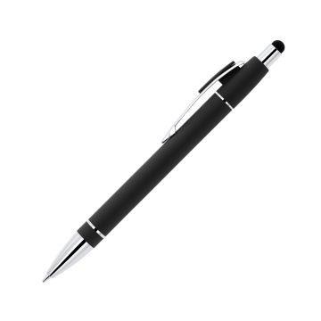 Voyager Soft-Touch Kugelschreiber aus Metall mit Stylus