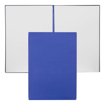HUGO BOSS Notizblock B5 Essential Storyline Blue Plain