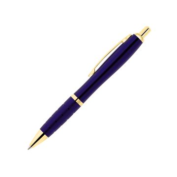 Curvo Metallkugelschreiber chrome mit Metallgriffzone und Stylus