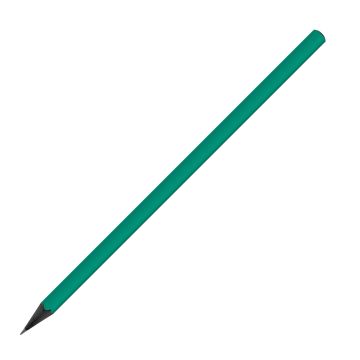 DesignbleistiftdreikantschwarzdurchgefärbtfarbigFSCpetrol
