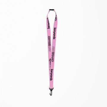 Schlüsselband - Lanyard mit J-Hook Kunststoffclip und Sicherheitsverschluss