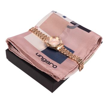 Ungaro Set Ungaro (armbanduhr & halstuch seide)