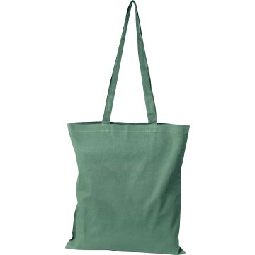 Oeko-Tex® STANDARD 100 Baumwolltasche mit langen Henkeln, 140g/m²