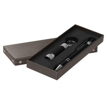 Alpha Kugelschreiber mit Davis LED-Taschenlampe Geschenkset