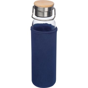 Glasflasche mit Neoprenüberzug, 600ml