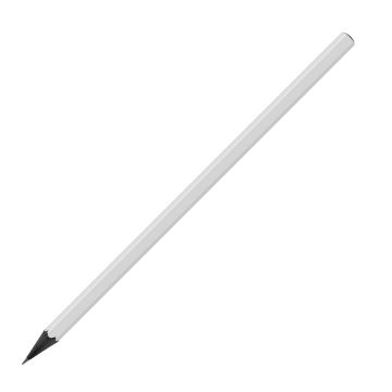 Designbleistift sechskant schwarz durchgefärbt farbig, FSC white