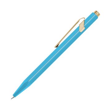 Caran d'Ache 849 Classic Druckbleistift Metallic Metal-X mit Goldclip