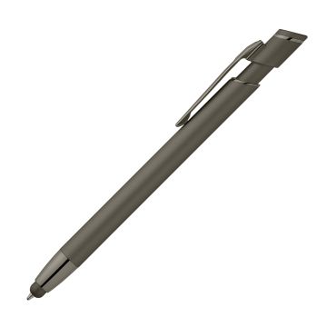Asher Mineral Soft-Touch-Kugelschreiber mit Stylus
