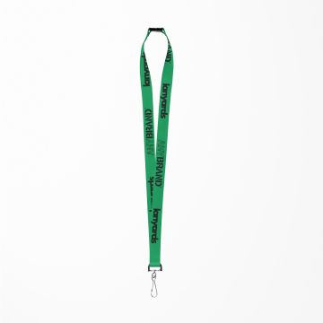 Schlüsselband - Lanyard mit J-Hook Stahlclip und Sicherheitsverschluss