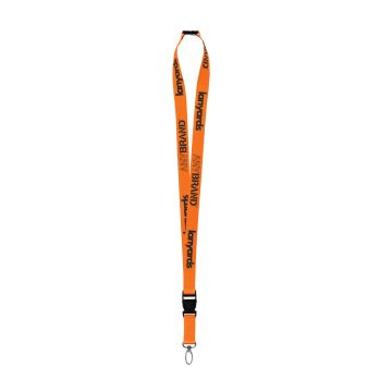 Schlüsselband - Lanyard mit Oval Hook Kunststoffclip, Sicherheitsverschluss und Trennclip