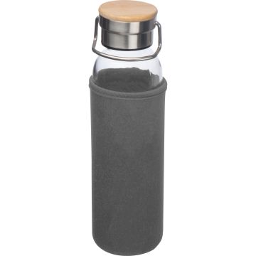 Glasflasche mit Neoprenüberzug, 600ml