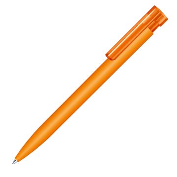 Senator Liberty Soft Touch Clip Clear Druckkugelschreiber