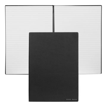 HUGO BOSS Notizblock B5 Essential Storyline Black Lined