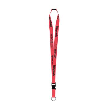 Schlüsselband - Lanyard mit Stahlring, Sicherheitsverschluss und Trennclip
