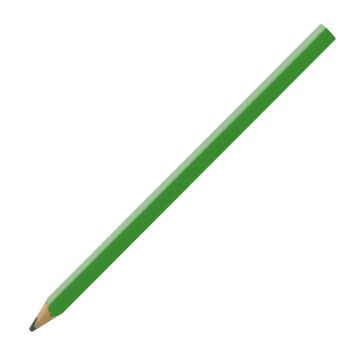 Zimmermannsbleistift oval matt 24 cm, HB, FSC light_green