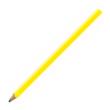 Zimmermannsbleistift oval glänzend, 24 cm, HB, FSC yellow