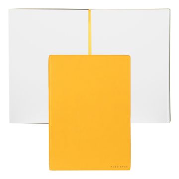 HUGO BOSS Notizblock B5 Essential Storyline Yellow Plain