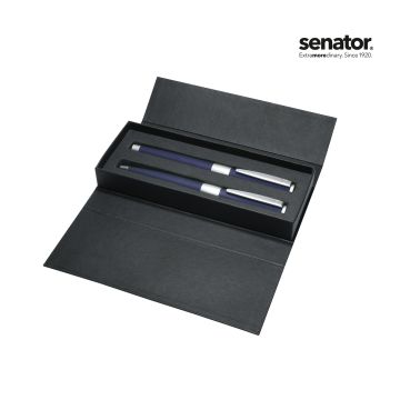 Senator Image Black Line Set (Drehkugelschreiber+ Rollerball)