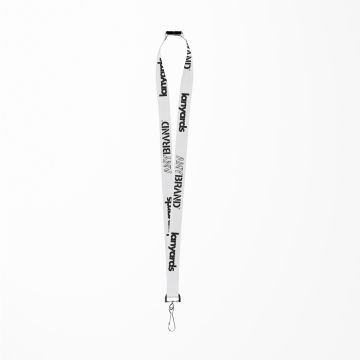 Schlüsselband - Lanyard mit J-Hook Stahlclip und Sicherheitsverschluss