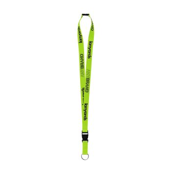 Schlüsselband - Lanyard mit Stahlring, Sicherheitsverschluss und Trennclip