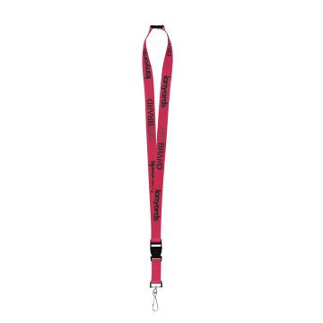 Schlüsselband - Lanyard mit J-Hook Stahlclip, Sicherheitsverschluss und Trennclip