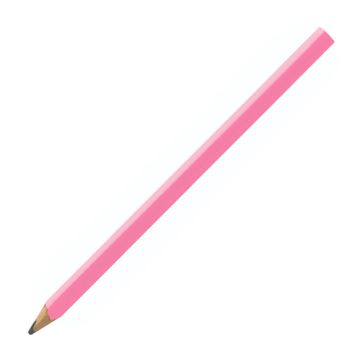 Zimmermannsbleistift oval glänzend, 24 cm, HB, FSC light_pink