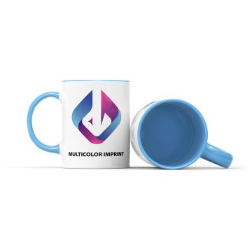 Tasse Fenja mit farbigem Innenraum und Henkel 330 ml
