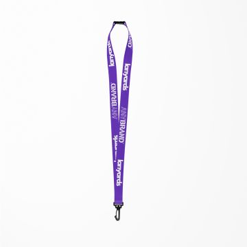 Schlüsselband - Lanyard mit J-Hook Kunststoffclip und Sicherheitsverschluss