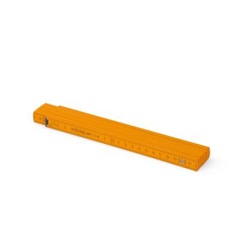 Zollstock AB400 aus Holz 2m orange