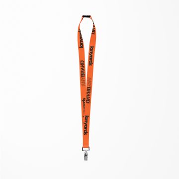 Schlüsselband - Lanyard mit Bulldog Stahlclip und Sicherheitsverschluss
