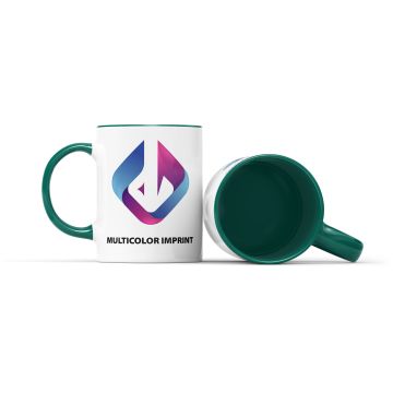 Tasse Fenja mit farbigem Innenraum und Henkel 330 ml