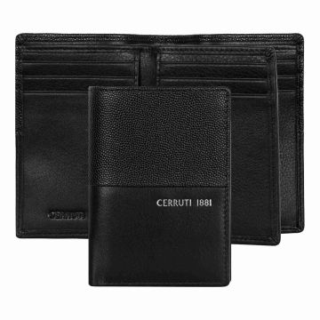 Cerruti 1881 Card holder with flap Oxford Black