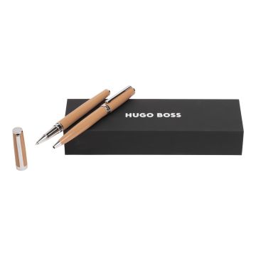 HUGO BOSS Set Gear Icon Camel (kugelschreiber & tintenroller)