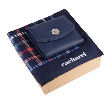 Cacharel Set Harlow Navy (brieftasche & halstuch)