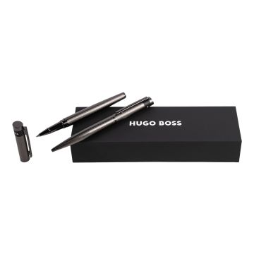 HUGO BOSS Set Loop Diamond Gun (kugelschreiber & tintenroller)