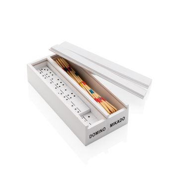 Deluxe Mikado/Domino Set in Holzbox