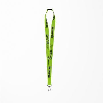 Schlüsselband - Lanyard mit Japan Hook Kunststoffclip und Sicherheitsverschluss