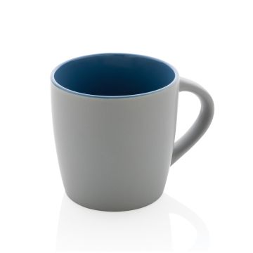 Keramiktasse innen coloriert