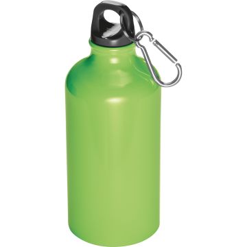 Trinkflasche aus Metall mit Karabinerhaken, 500ml