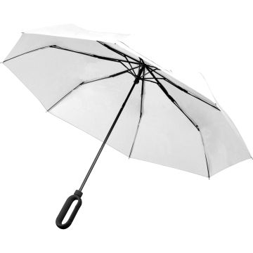 Taschenschirm aus Pongee mit Karabinergriff