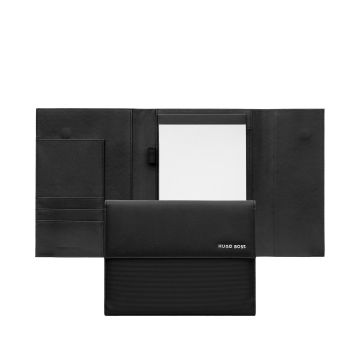 HUGO BOSS A5 Schreibmappe Pinstripe Black