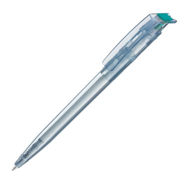 RECYCLED PET PEN transparent SG, petrol